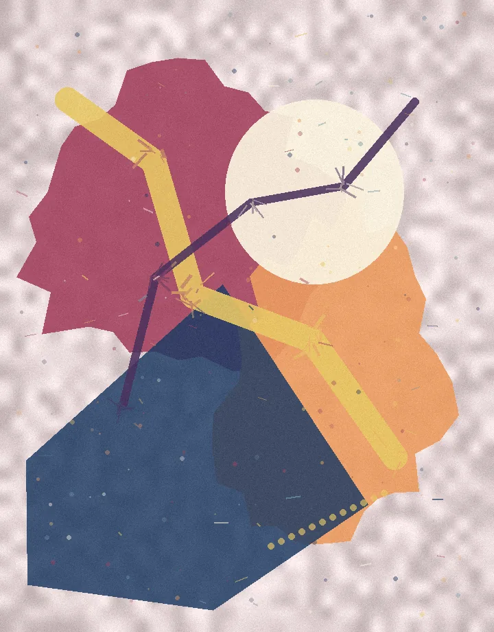 Fictional abstract artwork — fictional concept art