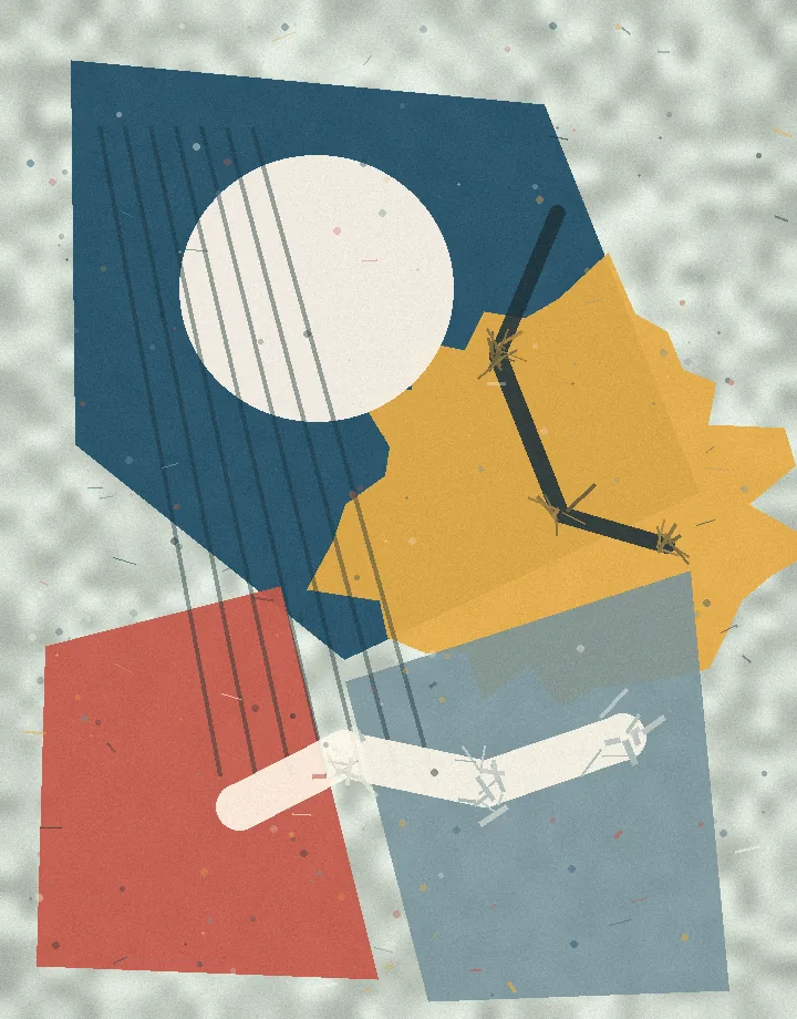 Fictional abstract artwork — fictional concept art