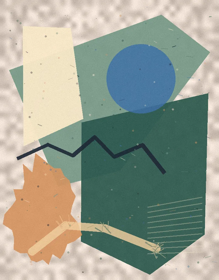 Fictional abstract artwork — fictional concept art